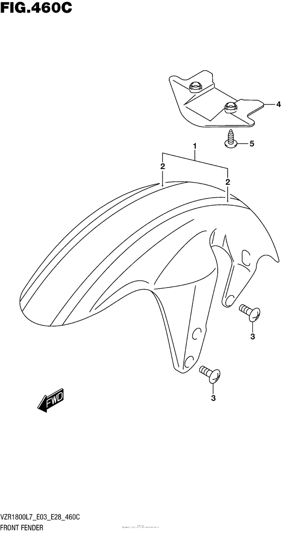 Front Fender (For Bbd) (Vzr1800Bzl7 E03)