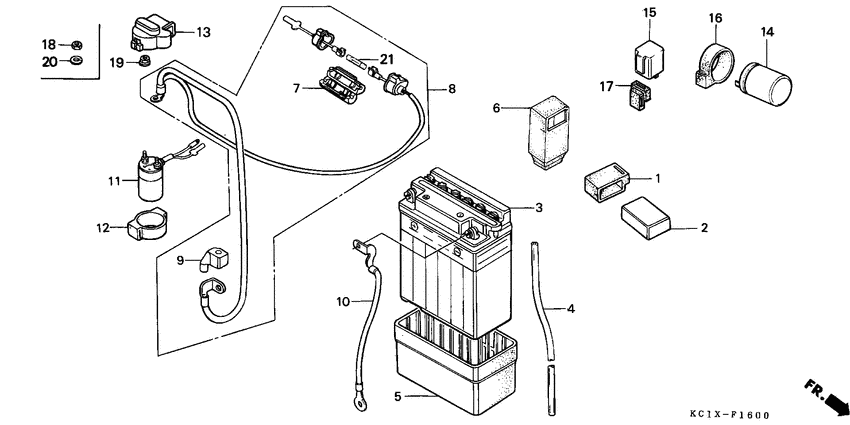 Battery/c.d.i. unit