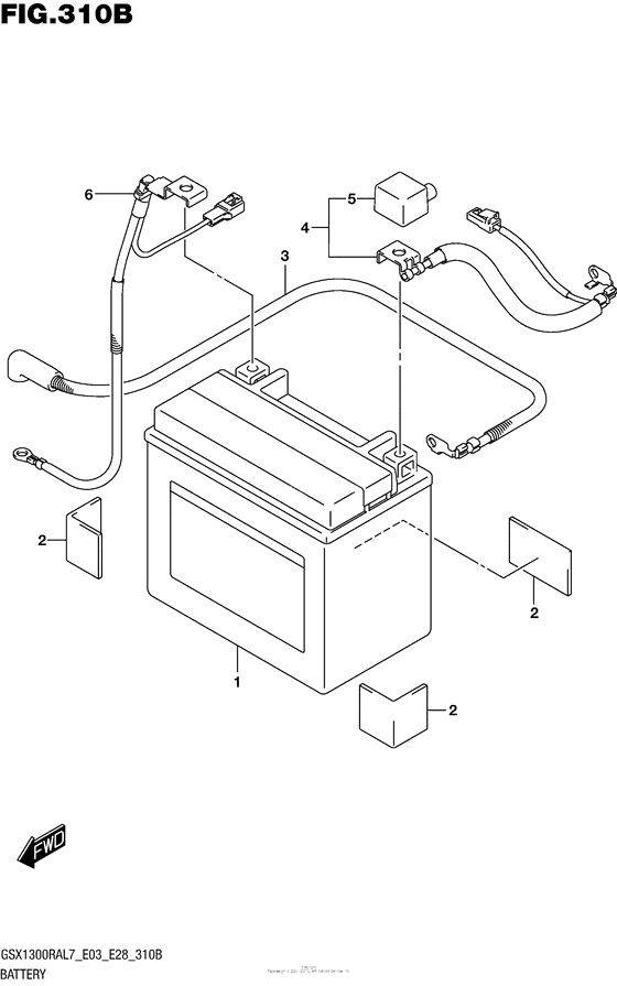 Battery (Gsx1300Ral7 E28)