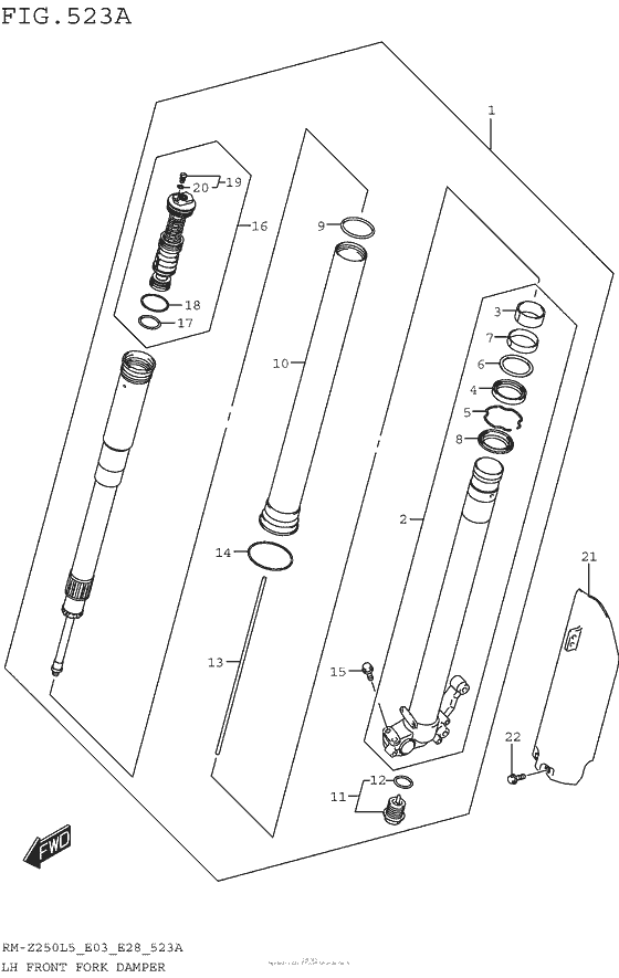 Lh Front Fork Damper