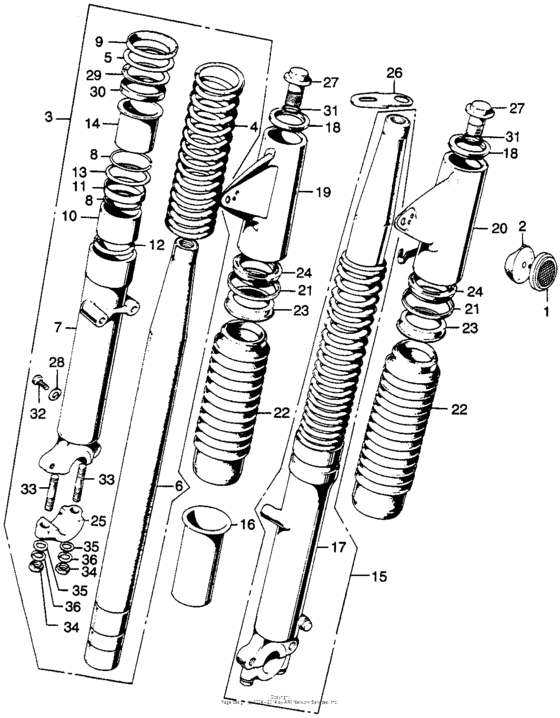 Front fork (cl)