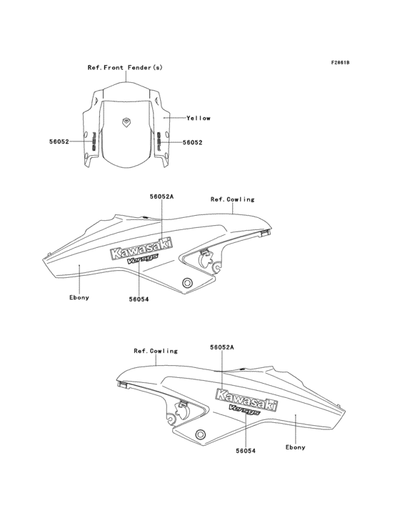 KLE650 Decals(yellow)(dcf)