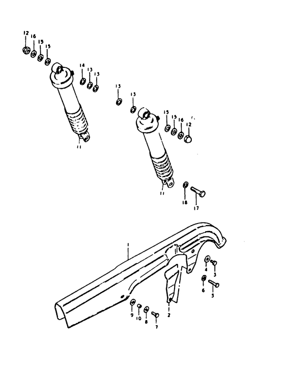 Chain case - shock absorber