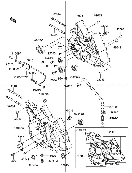 Картер двигателя