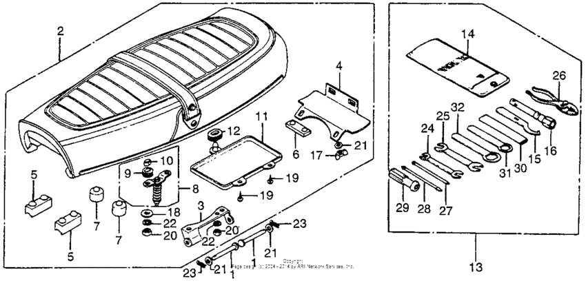 Seat + tool