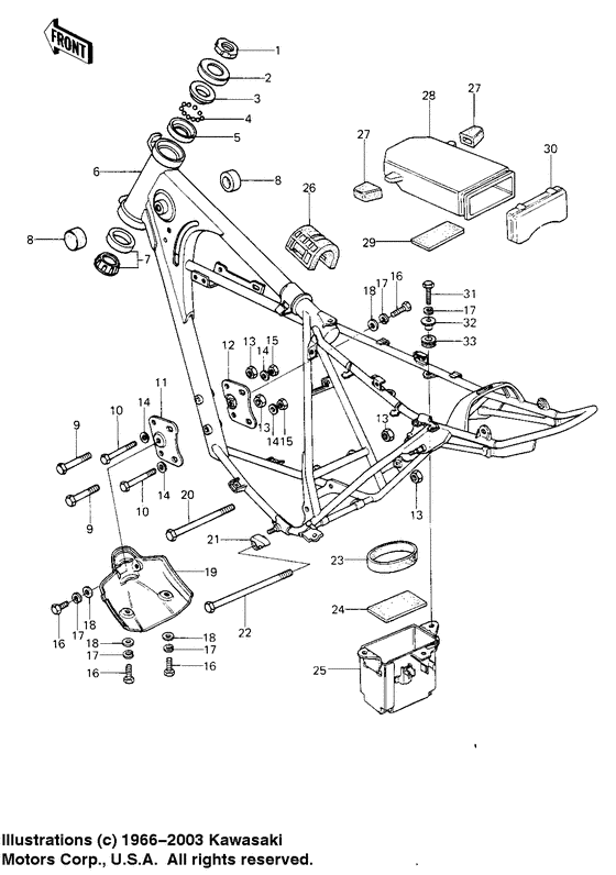 Frame/frame fittings