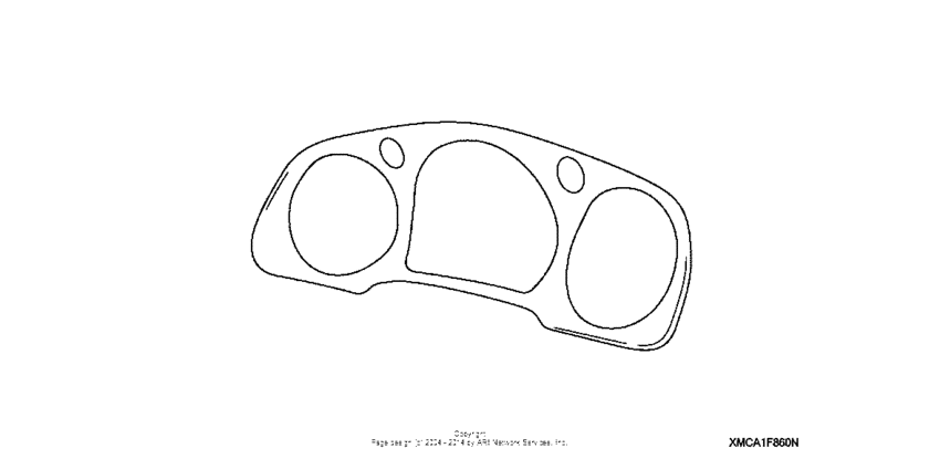 GL1800 Instrument accent (carbon type)