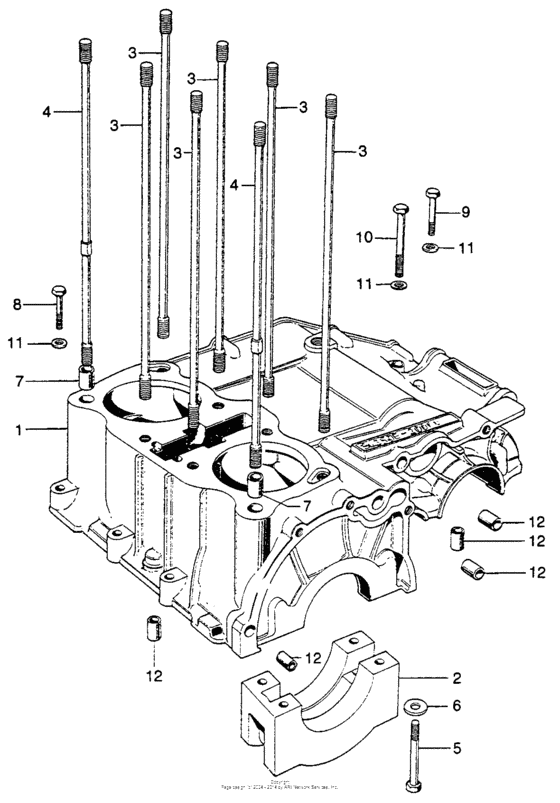 Upper crankcase