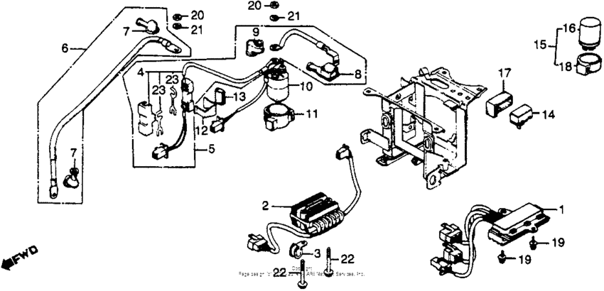 Spark unit + regulator + magnetic switch