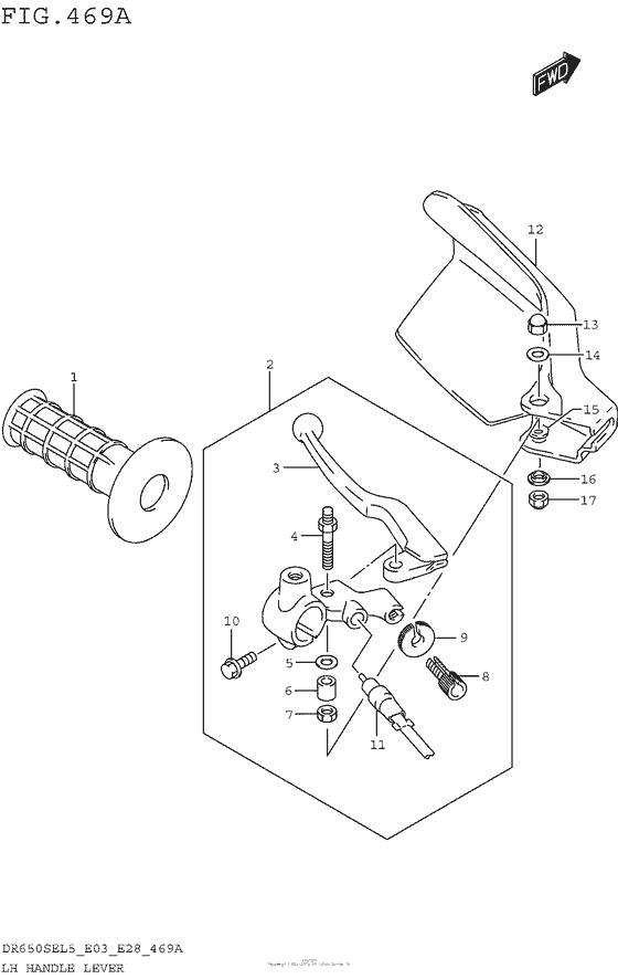 Lh Handle Lever