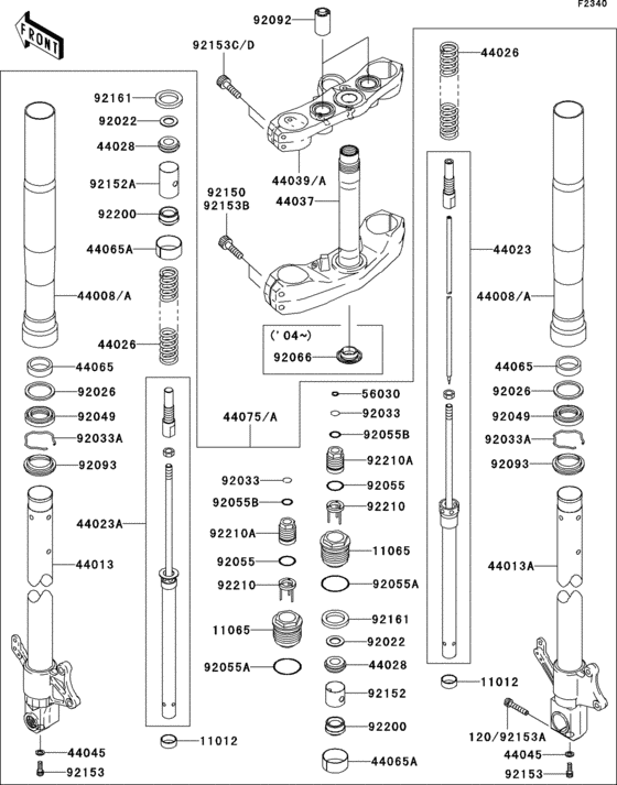 Front fork(1/2)