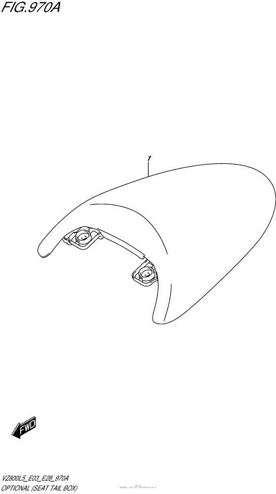 VZ800 Optional (Seat Tail Box)