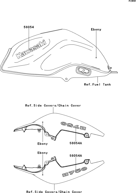 ZR750 Decals(ebony)(lbf)