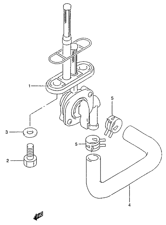 GZ125 Топливный кран