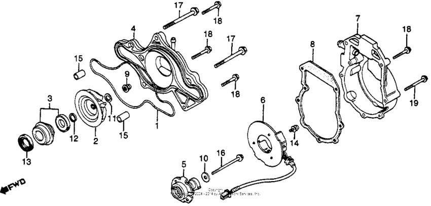 Water pump + pulse generator