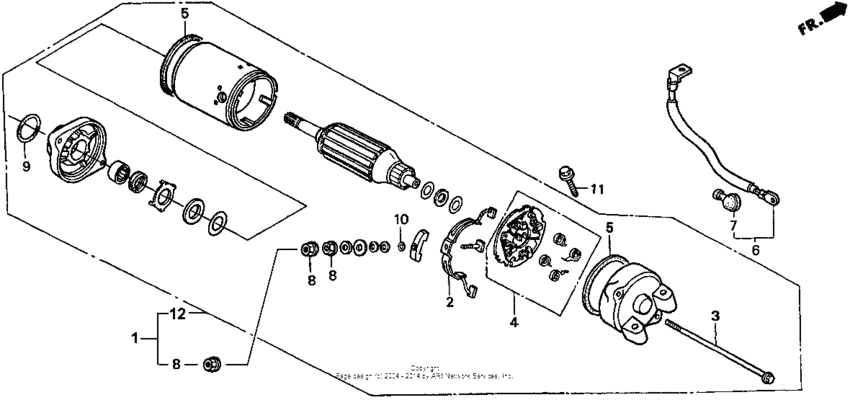 VT750C Стартер