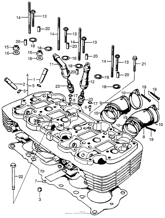 Cylinder head + insulator