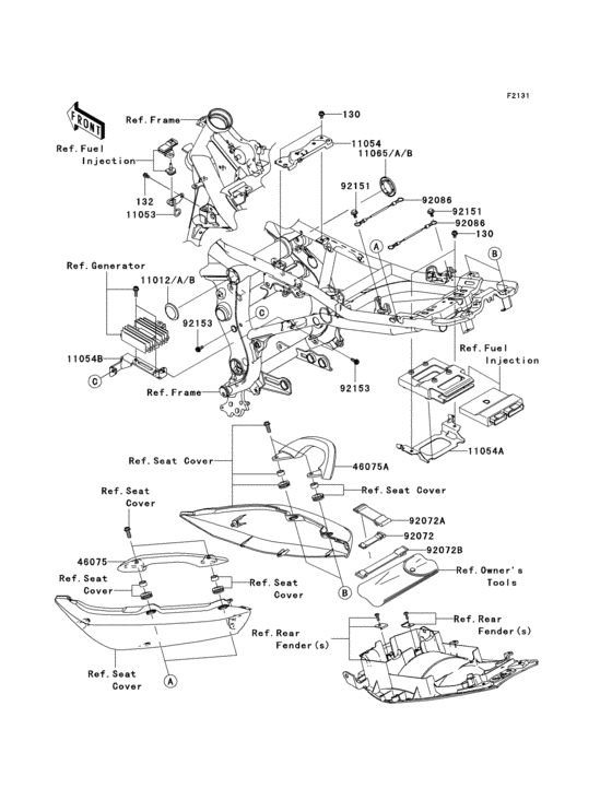 Frame fittings(-jkaer650aaa035082)