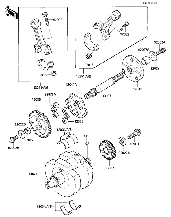 Crankshaft/balancer