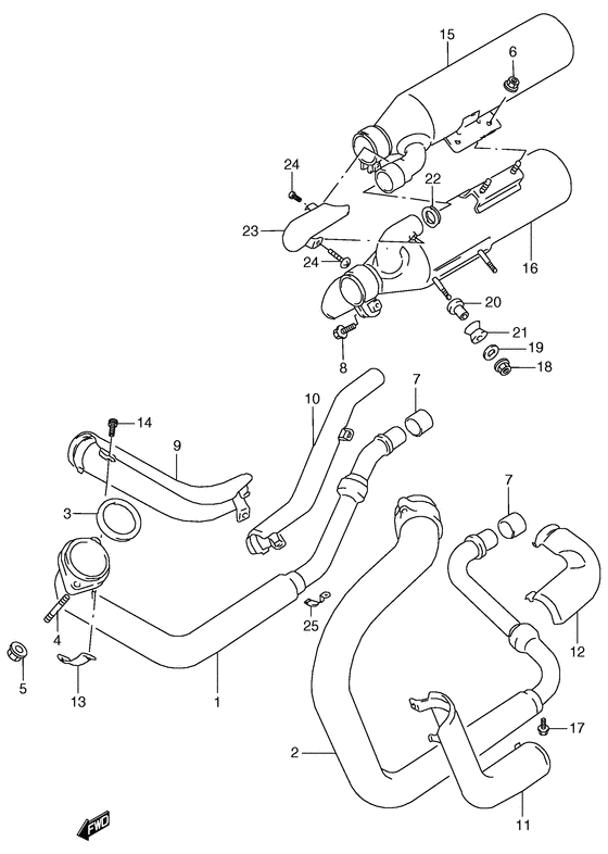 Muffler comp