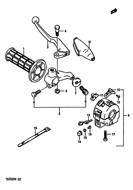 Left handle switch