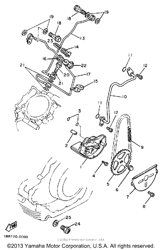 XV1100U Масляный насос