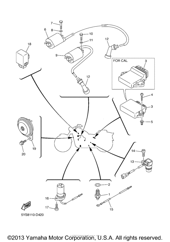 XVS11T-F Электрика