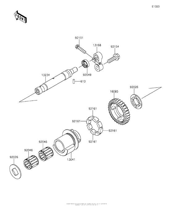 KLZ1000 Валансирный вал