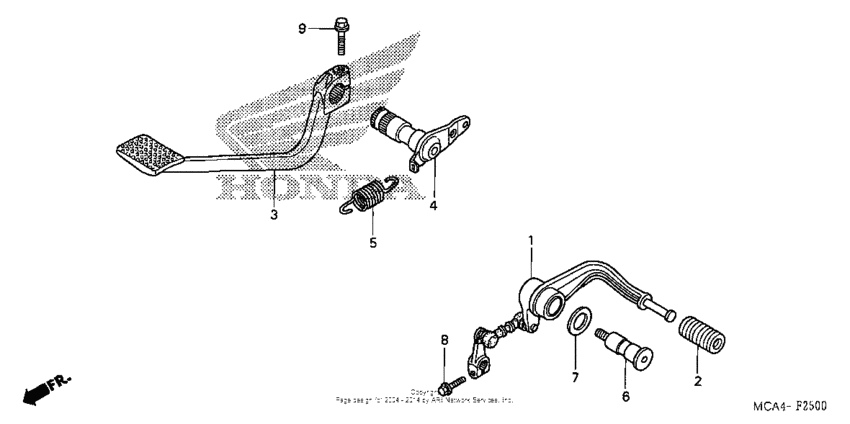 GL1800 (ABS) Педали