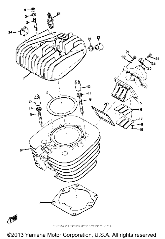 Cylinder - reed valve