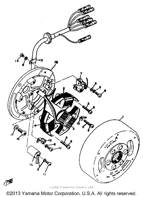 RT3 Flywheel magneto