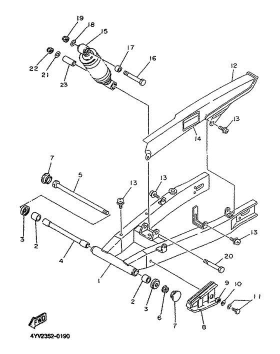 Rear arm. suspension
