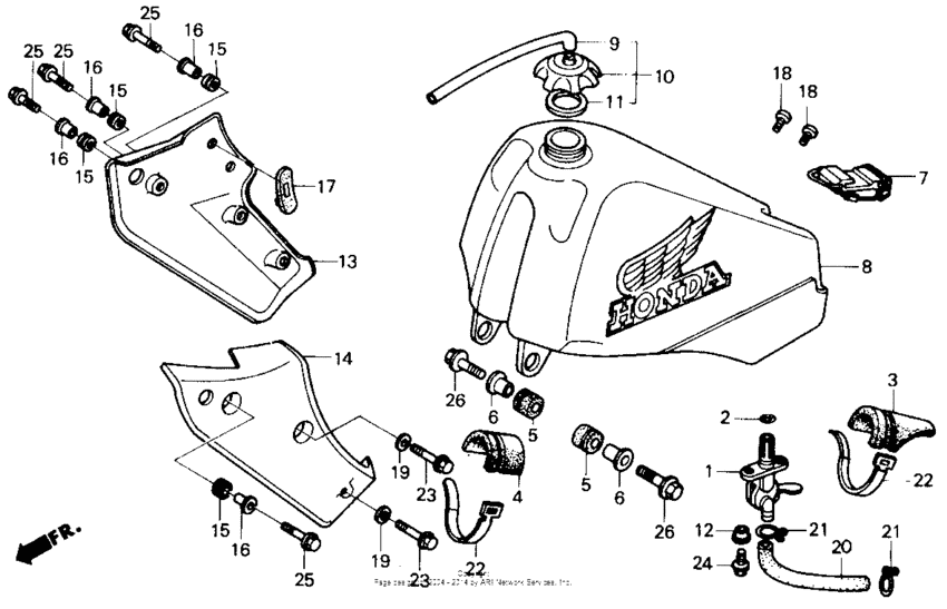 Fuel tank 84