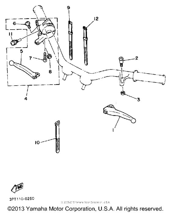 PW50D Handle switch - lever