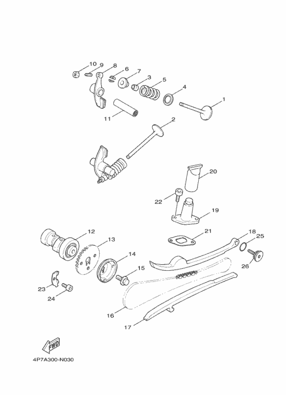 Camshaft & valve
