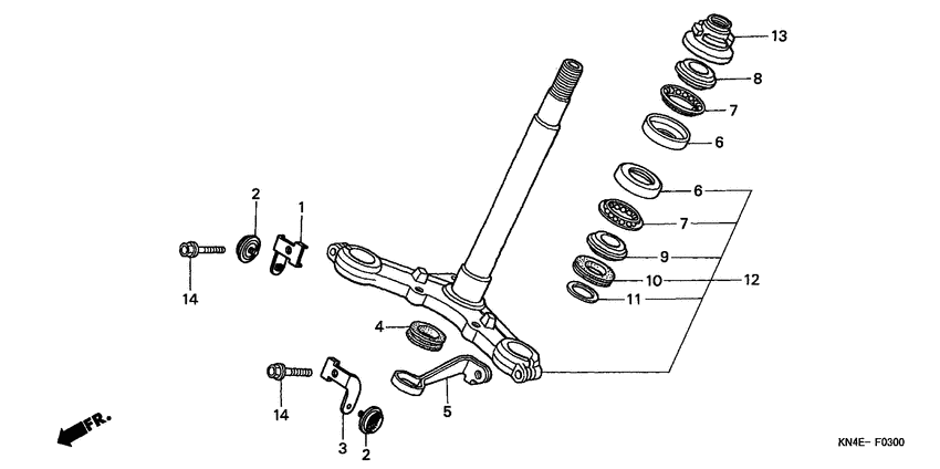 XR100 Траверса нижняя