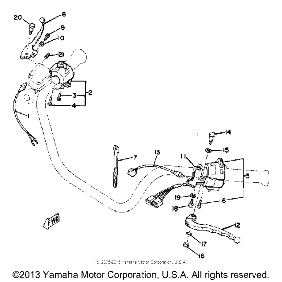 Handle switch-lever