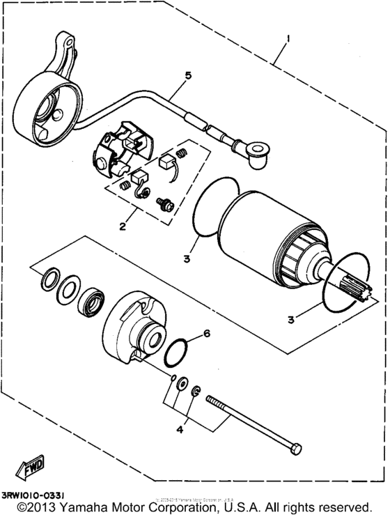 XT225G Стартер