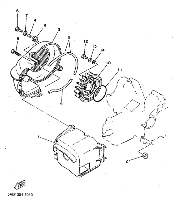 Air shroud. fan