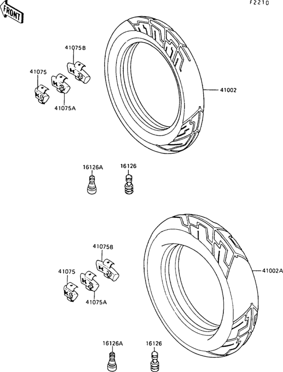 ZX500 Покрышки