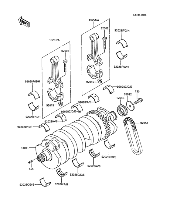 ZL1000 Crankshaft(-zlt00a-001112)