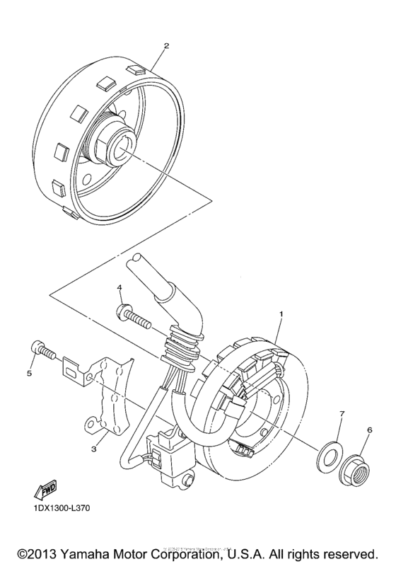 WR450FB Генератор
