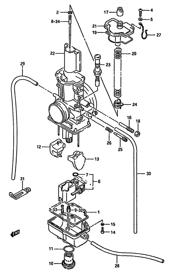 Carburetor assy