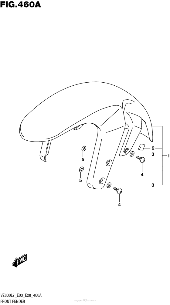 VZ800 Переднее крыло