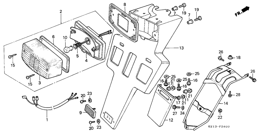 Taillight unit ass`y