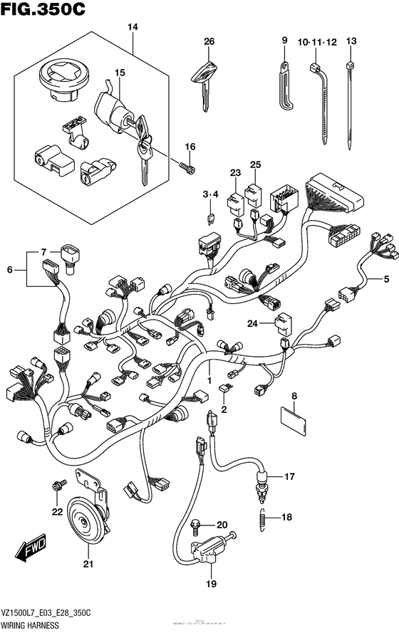 Wiring Harness (Vz1500L7 E33)