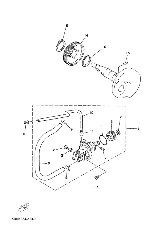YN50 Масляный насос
