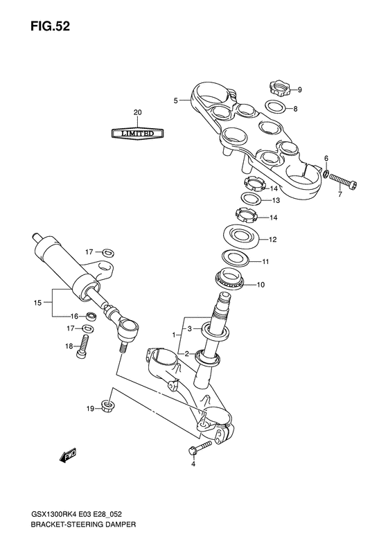 Bracket - steering damper