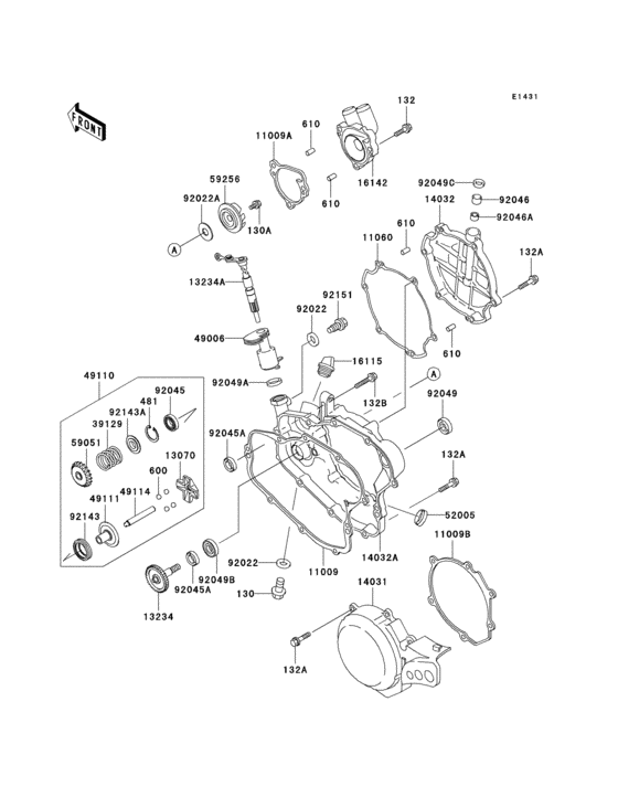 Engine cover(s)(1/2)(kx100-d1/d2)