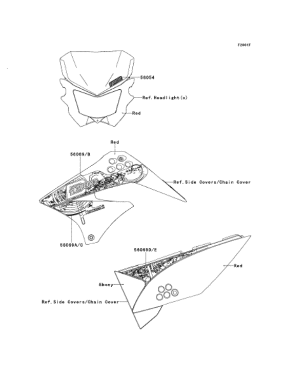 KLX125 Наклейки